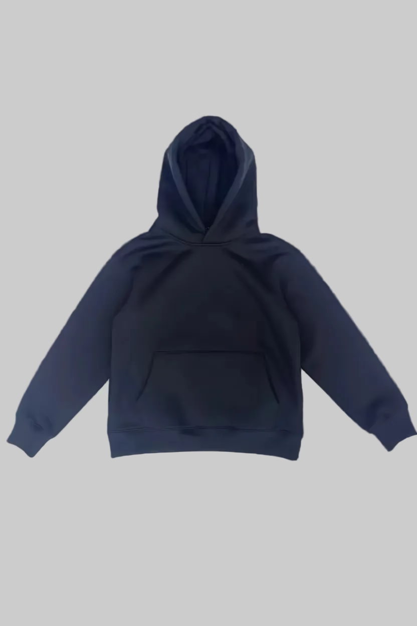 500 GSM Black Hoodie